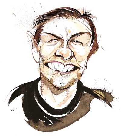 Ricky Gervais - English comedian, writer, director, actor by Neale Osborne